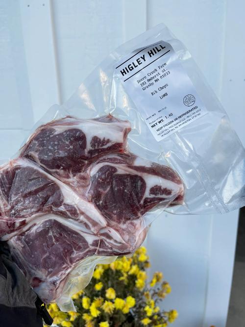 shrink wrapped beef